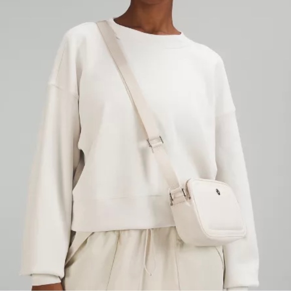 lululemon athletica Handbags - White lululemon Crossbody Camera Bag 2L